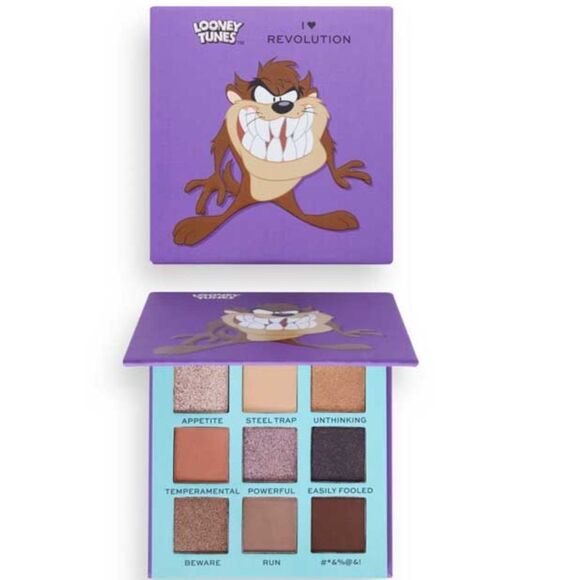 Revolution Beauty X Looney Tunes Taz Eyeshadow Palette - Picture 3 of 9
